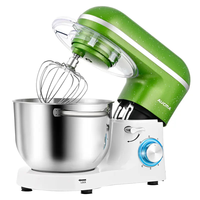 AUCMA 6.5QT Stand Mixer | 660W, 6-Speed, Tilt-Head, Electric