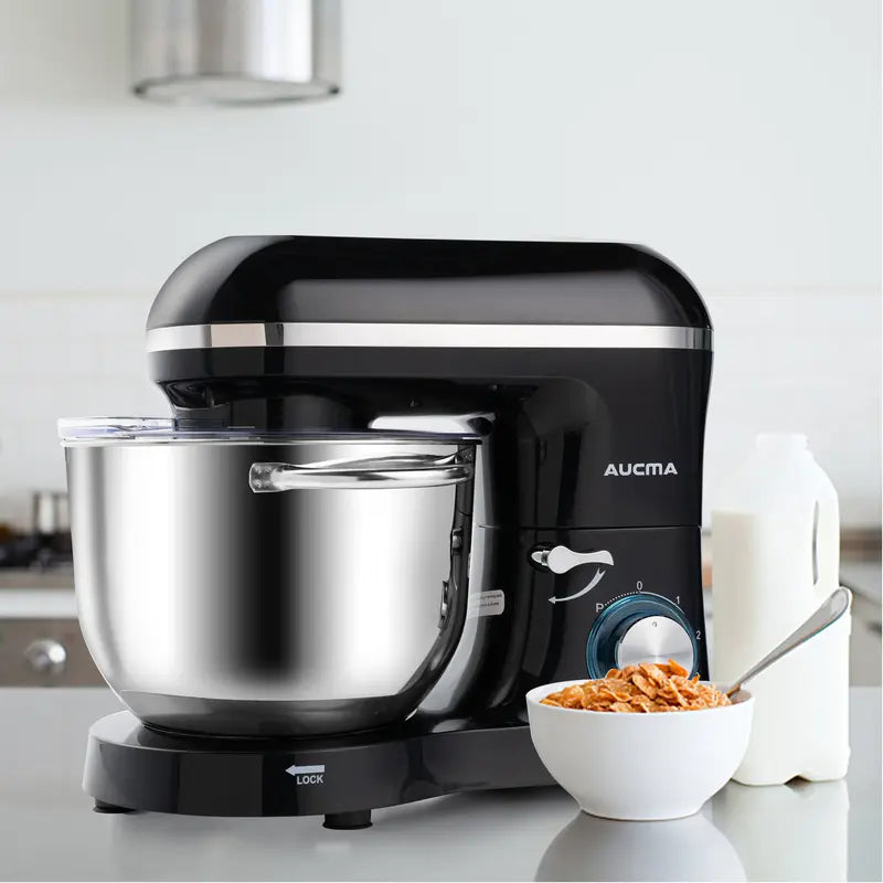 AUCMA 6.5QT Stand Mixer | 660W, 6-Speed, Tilt-Head, Electric