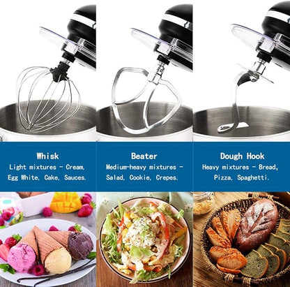 AUCMA 7L Stand Mixer | 1400W, 6-Speed, Tilt-Head, Single Handle, Electric